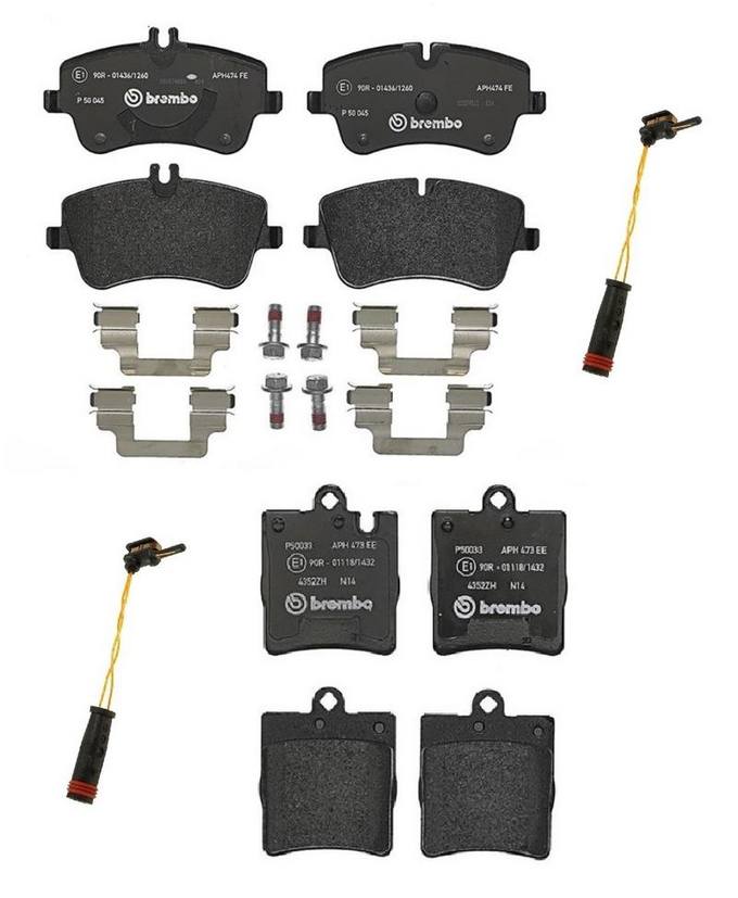 Brembo Brake Pads Kit -  Front and Rear (Low-Met)